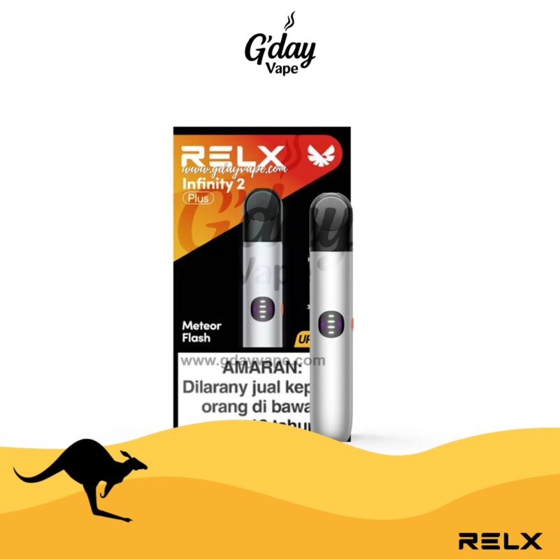 RELX Infinity 2 (6th Gen) device – Meteor Flash colour, available at GDayVape Melbourne Australia