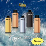 5 x RELX Herc 12000 Puffs Bundle