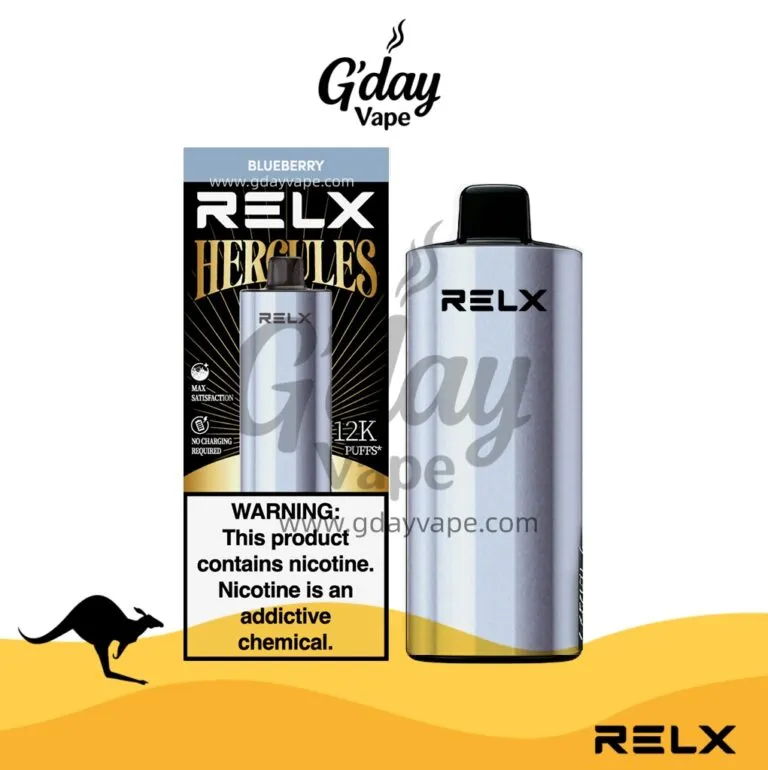 RELX Herc 12000 Blueberry disposable vape (RELX Hercules 2026)