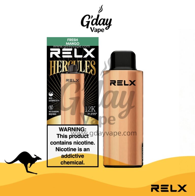 RELX Herc 12000 Fresh Mango disposable vape (RELX Hercules 2026)