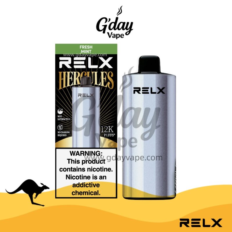 RELX Herc 12000 Fresh Mint disposable vape (RELX Hercules 2026)