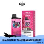 IGET Bar Pro 10000 Puffs Blackberry Pomegranate Cherry disposable vape - fast Melbourne delivery, AU Post Express | GDayVape