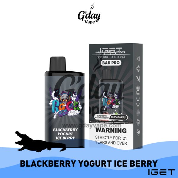 IGET Bar Pro 10000 Puffs - Blackberry Yogurt Ice Berry