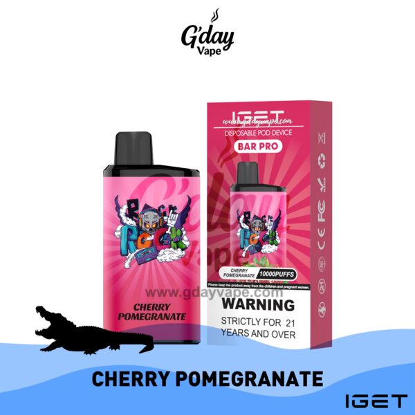 IGET Bar Pro 10000 Puffs - Cherry Pomegranate