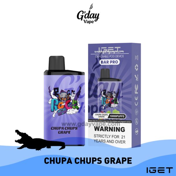 IGET Bar Pro 10000 Puffs - Chupa Chups Grape