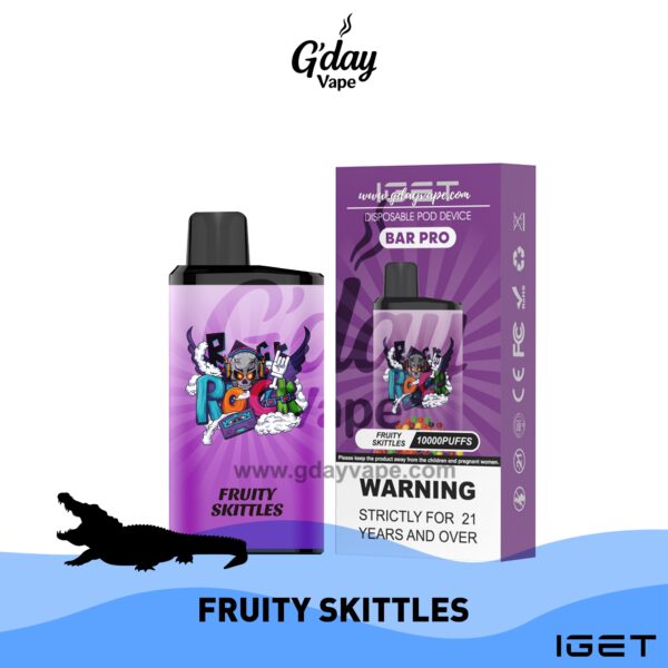 IGET Bar Pro 10000 Puffs - Fruity Skittles
