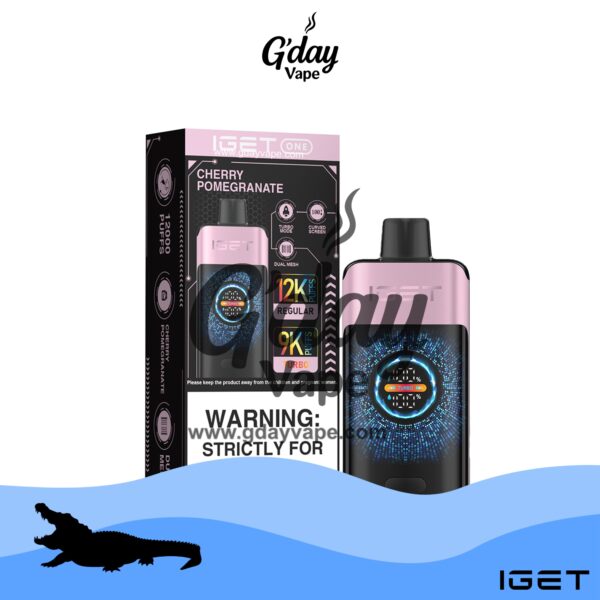 IGET One 12000 Puffs - Cherry Pomegranate