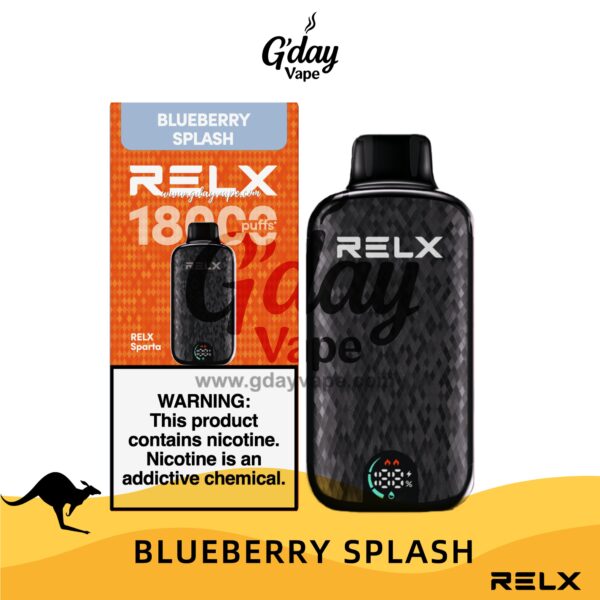 RELX Sparta 18000 Puffs - Blueberry Splash