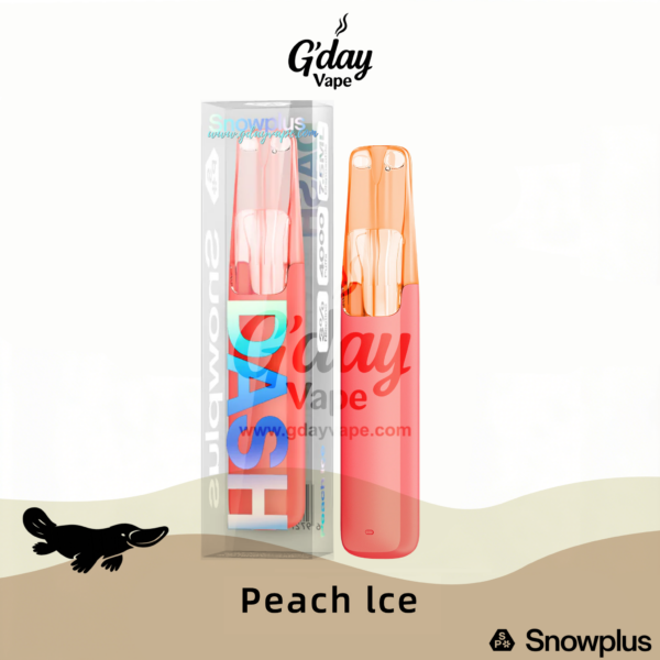 Snowplus DASH 4000 Puffs - Peach Ice