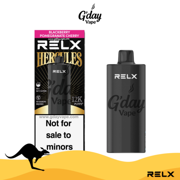 RELX Herc 12000 Puffs – Blackberry Pomegranate Cherry