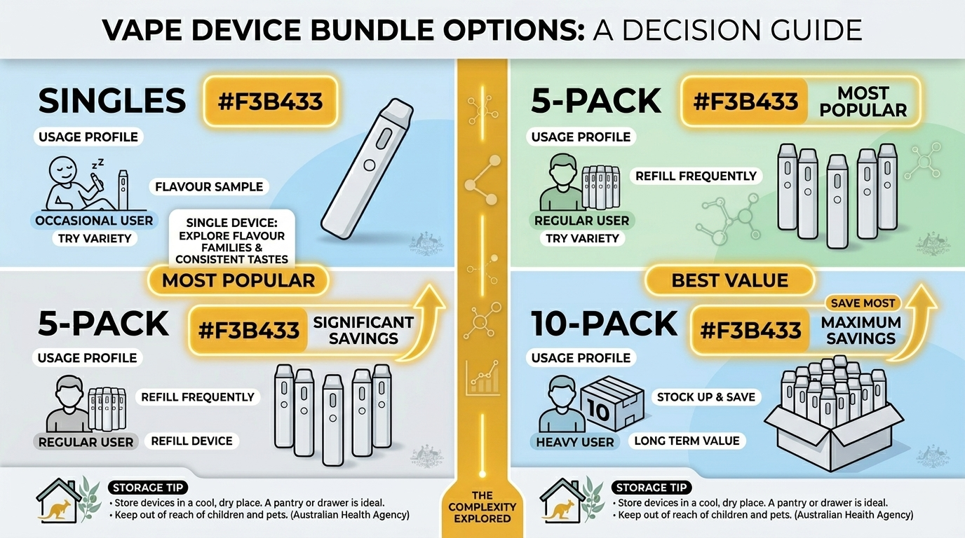 Bundle selection guide for IGET devices: singles, 5-packs, and 10-packs for IGET Bar Pro vs One comparison