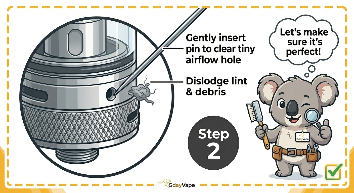 Fresh vs old coil comparison showing how vape producing less vapor occurs from coil gunk buildup