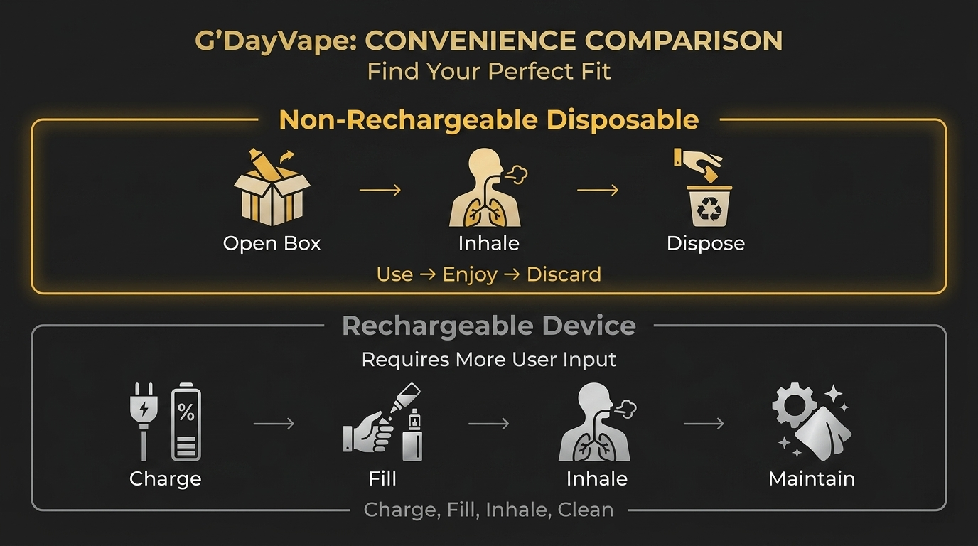 Comprehensive market share infographic with pie chart showing 75 percent non-rechargeable disposables and bar chart showing year over year growth from 15 percent in 2020 to 75 percent in 2026