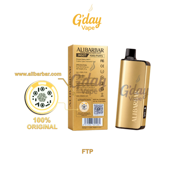 Alibarbar Ingot 9000 Puffs - FTP